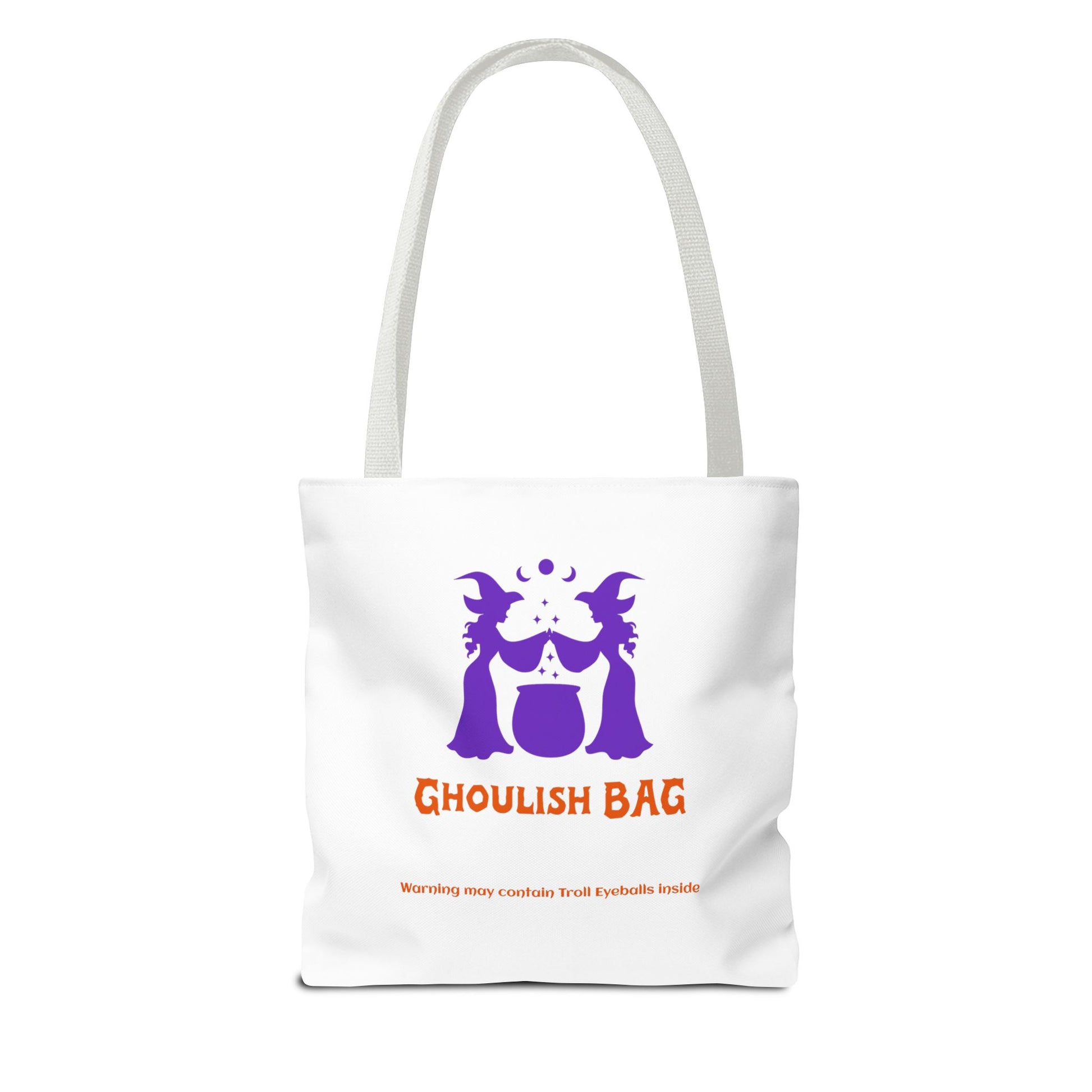 Ghoulish Tote Bag - Spooky Halloween Carryall, Trick-or-Treat Bag, Witchy Gift, Ghoul Tote for Fall, Party Essential - MaisonThreadory