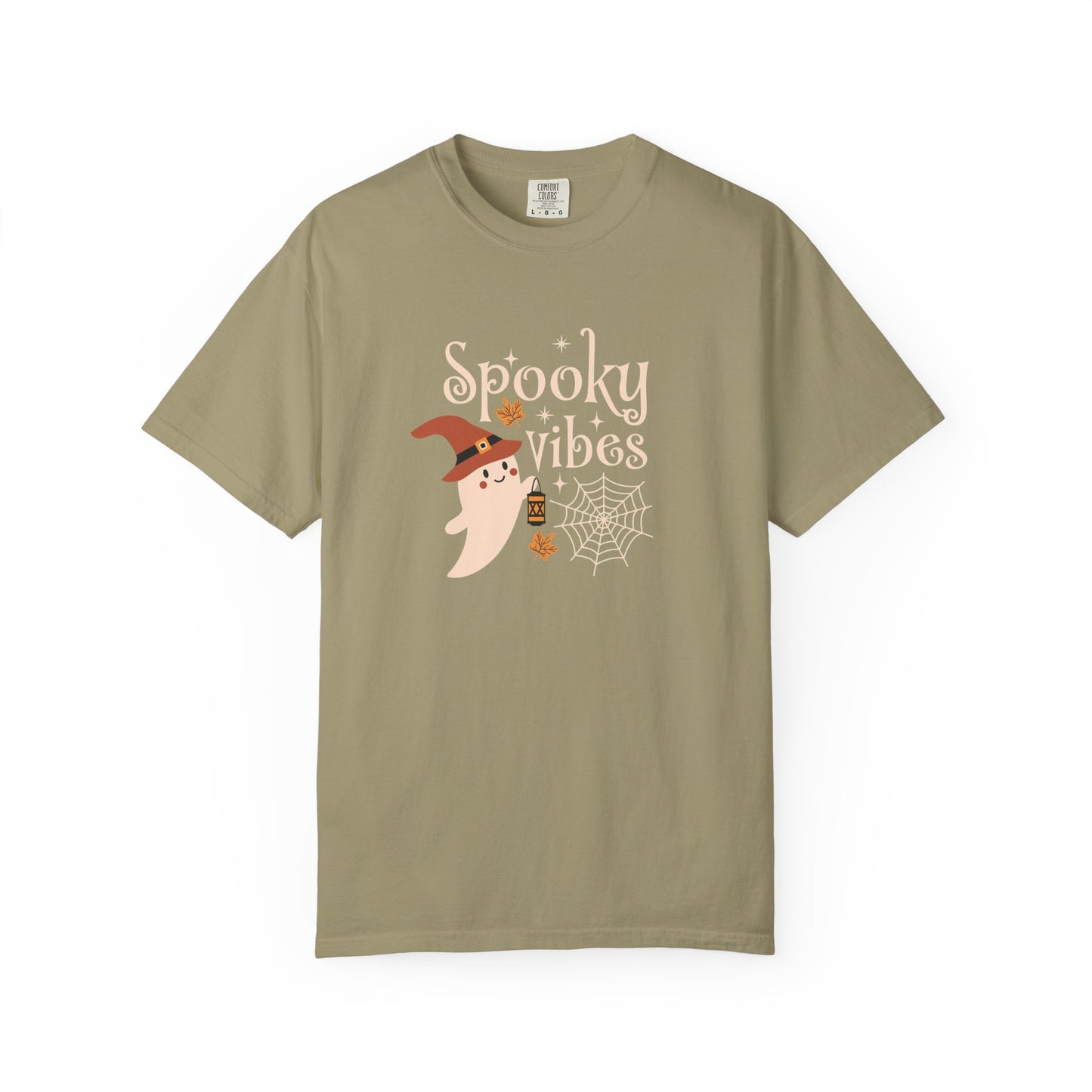 Spooky Ghost T-Shirt, Halloween Apparel, Unisex Tee, Fall Fashion, Cute Ghost Design, Perfect for Autumn Celebrations - MaisonThreadory
