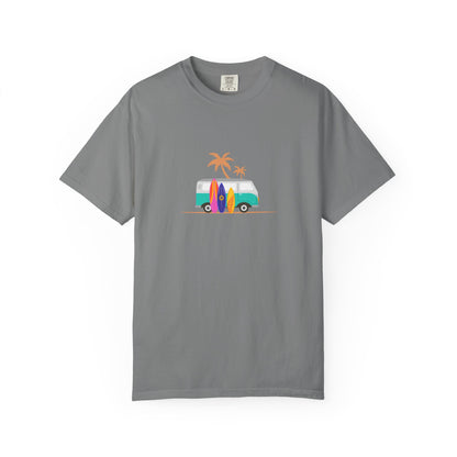 Surf Van T-Shirt — Retro Beach Camper Graphic Tee