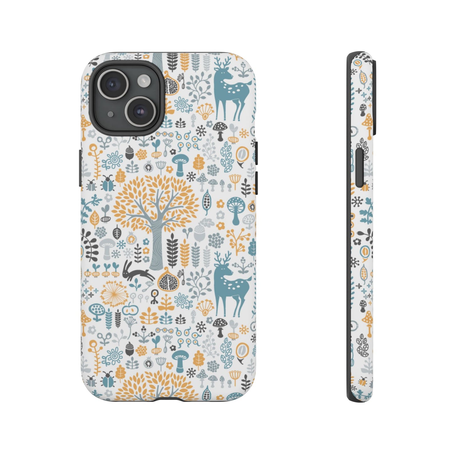 Nature-Inspired Phone Case, Durable Protective Cover, Bohemian Phone Accessory, Symbol of Strength, Eco-Friendly Gift