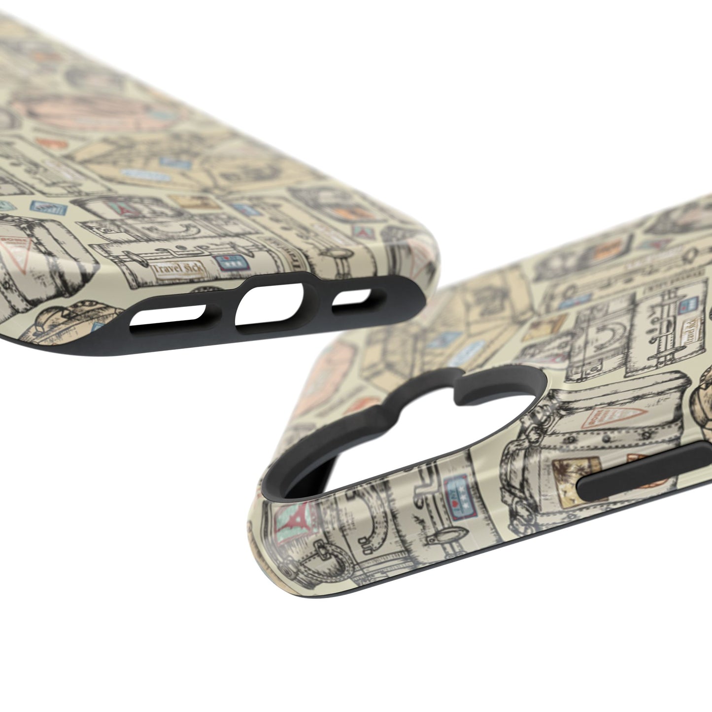 Travel-Inspired Magnetic Tough Cases, Unique Phone Accessories, Perfect for Adventurers, Great Gift for Travelers or Holidays