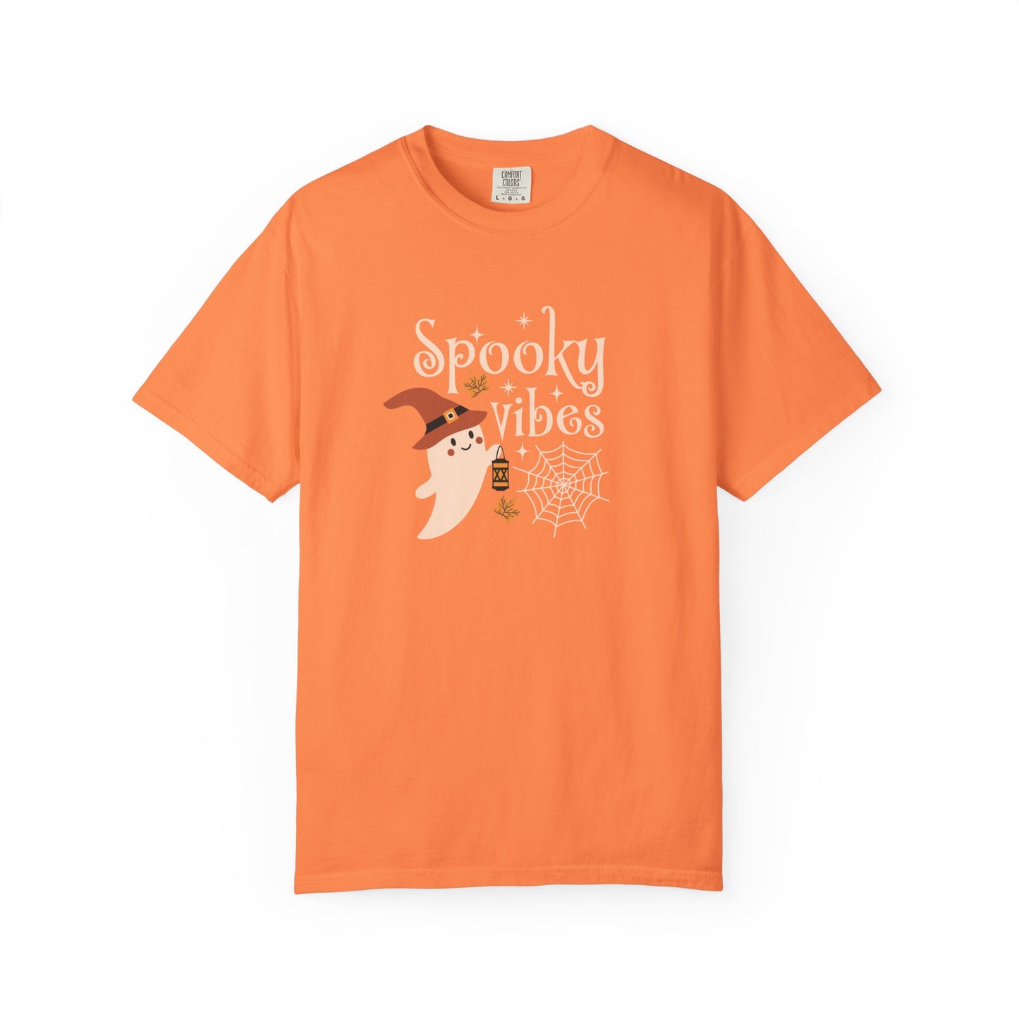 Spooky Ghost T-Shirt, Halloween Apparel, Unisex Tee, Fall Fashion, Cute Ghost Design, Perfect for Autumn Celebrations - MaisonThreadory