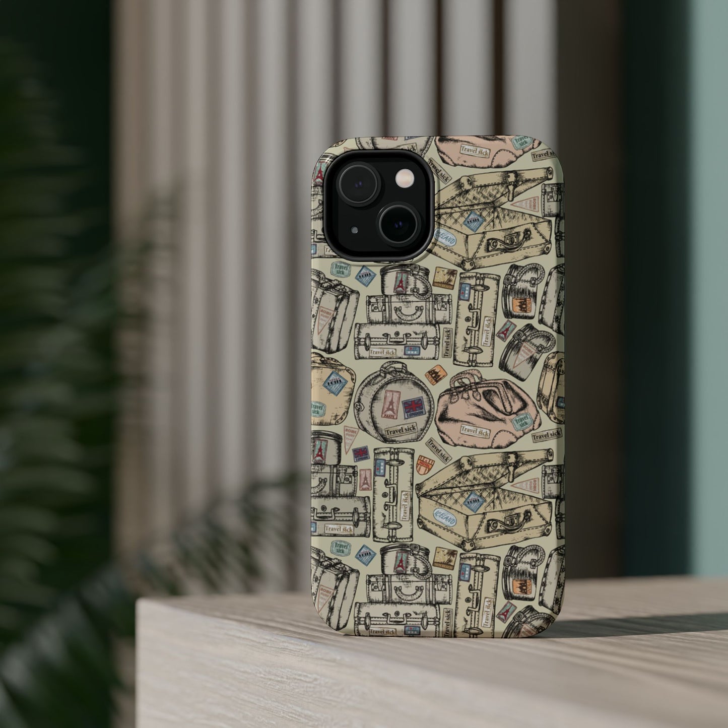 Travel-Inspired Magnetic Tough Cases, Unique Phone Accessories, Perfect for Adventurers, Great Gift for Travelers or Holidays