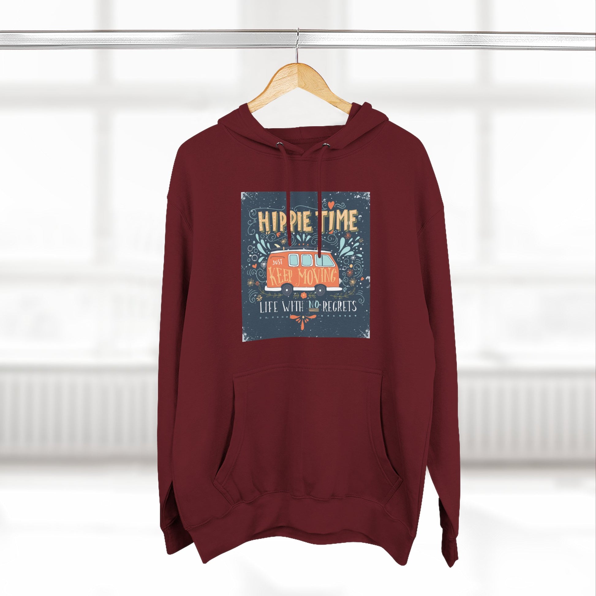 Hip & Cozy Fleece Hoodie - Perfect for Chill Vibes, Gift for Her, Winter Wear, Relaxed Style, Casual Layering - MaisonThreadory