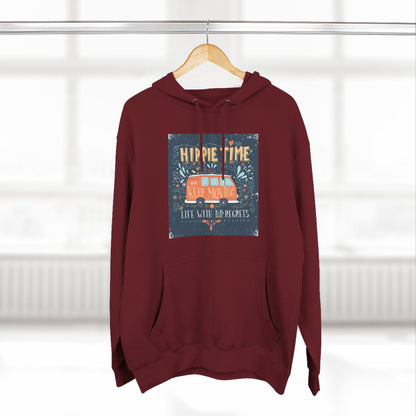 Hip & Cozy Fleece Hoodie - Perfect for Chill Vibes, Gift for Her, Winter Wear, Relaxed Style, Casual Layering - MaisonThreadory