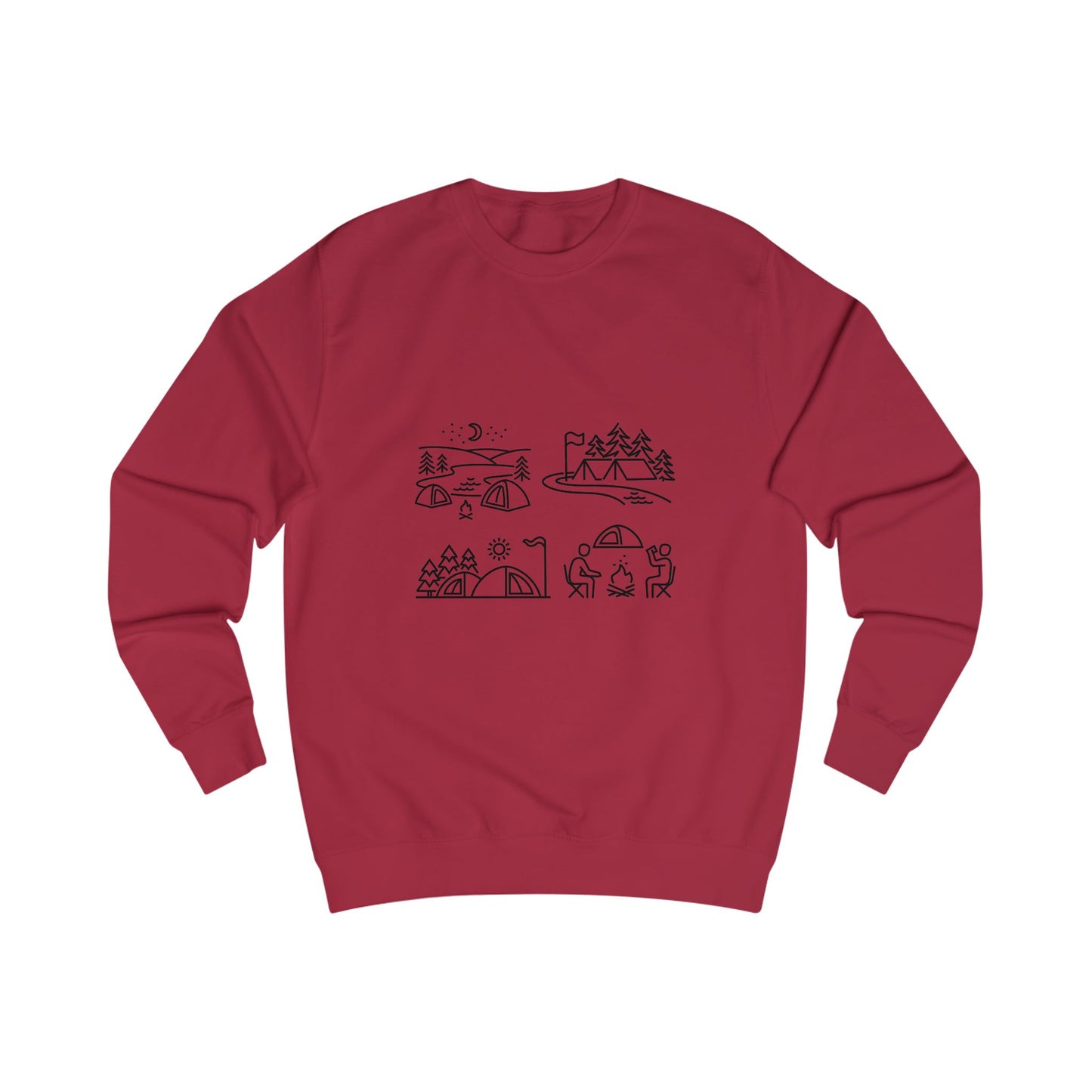 Outdoor Adventure Unisex Sweatshirt - Cozy Nature-Themed Apparel for Hiking, Camping, Travel, Gifts, Eco-Conscious Living