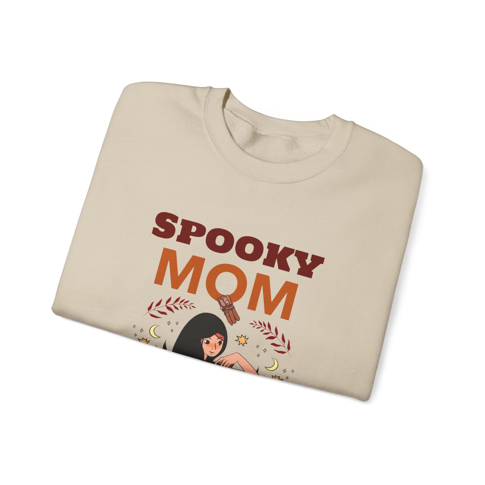 Spooky Mom Sweatshirt | Unisex Crewneck | Halloween Apparel | Gift for Moms | Cozy Fall Fashion | Cute Sweatshirt - MaisonThreadory