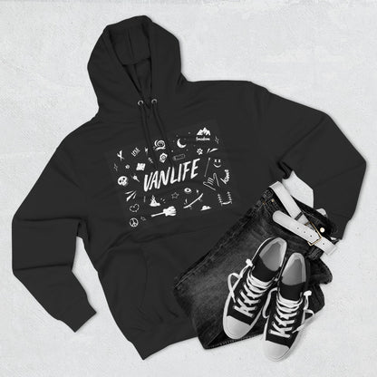 Vanlife Adventure Hoodie - Cozy Fleece Sweatshirt for Travel Lovers, Outdoor Enthusiasts, Camping, Road Trips, Gift for Explorer - MaisonThreadory