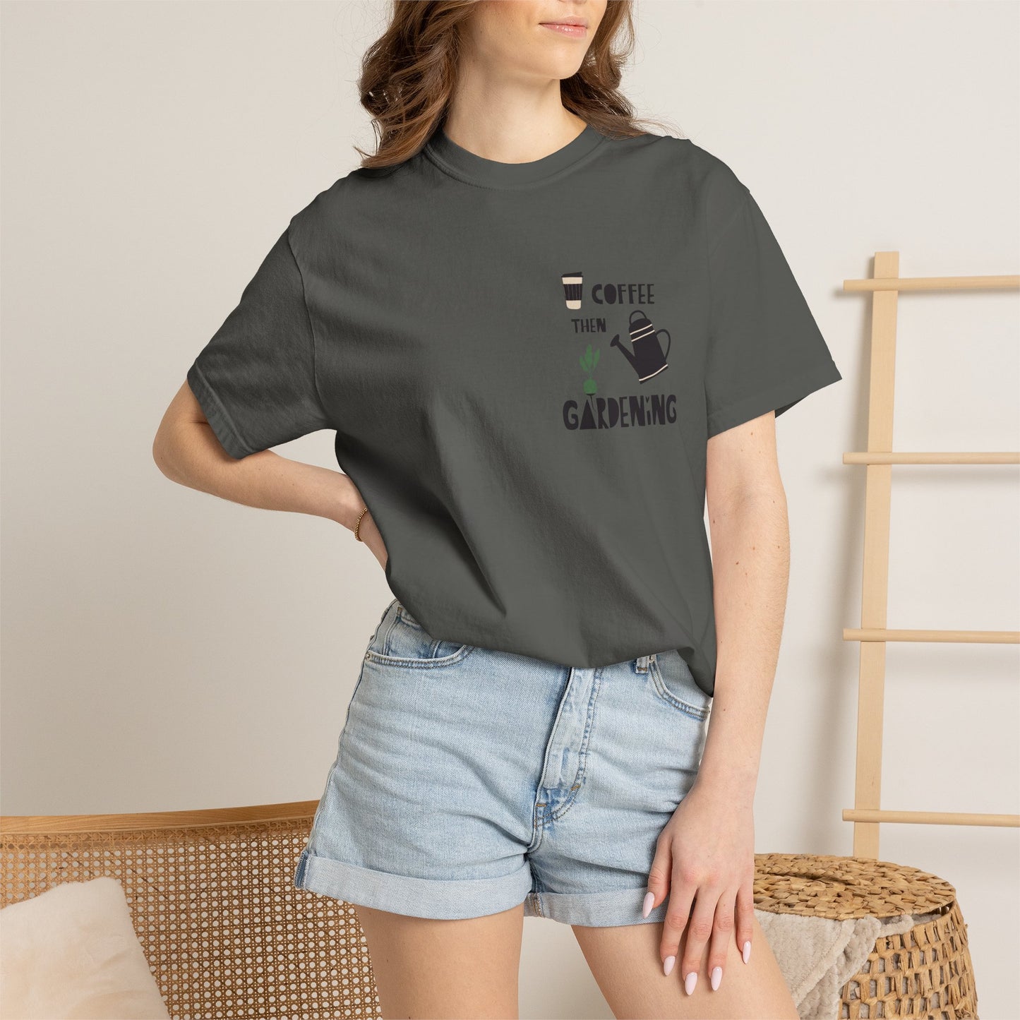 Coffee Then Gardening T-Shirt — Gardeners’ Casual Tee