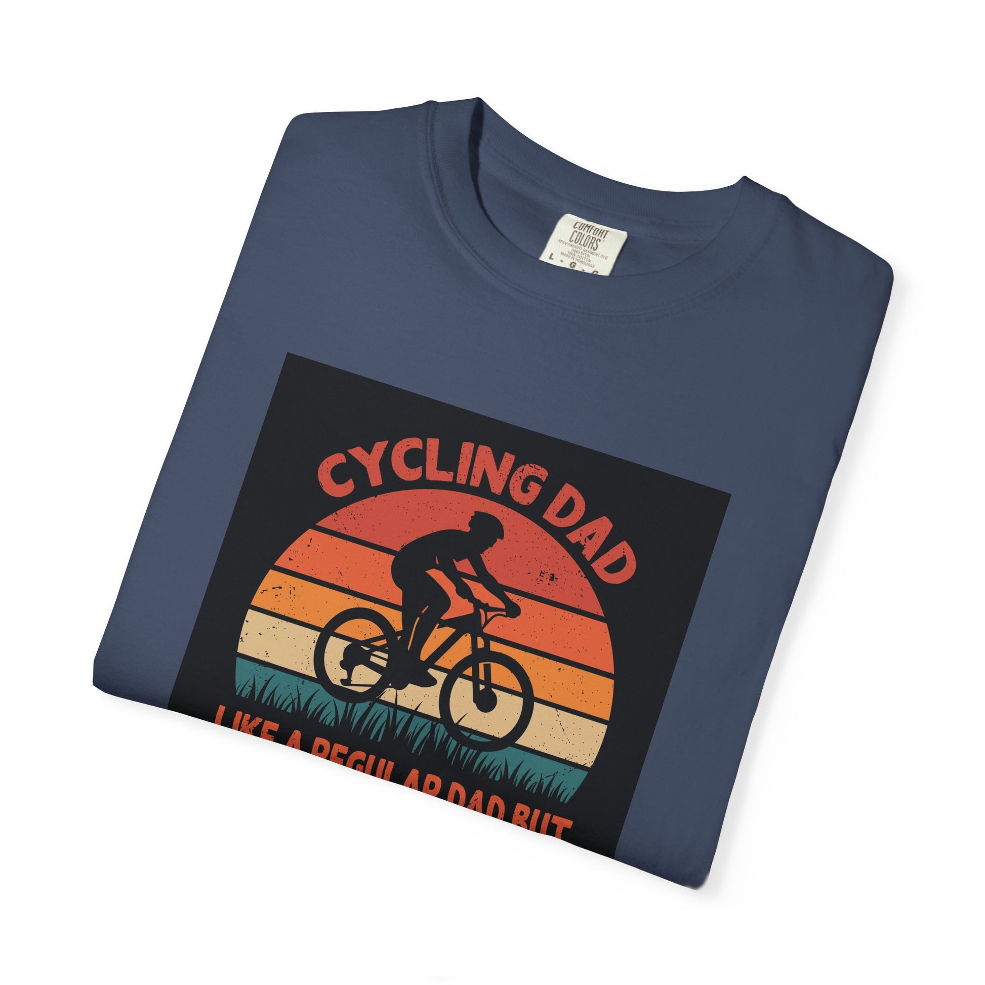 Cycling Dad T-Shirt, Vintage Bike Shirt for Dads, Perfect Gift for Father's Day, Cycling Enthusiasts Tee, Casual Family Gift - MaisonThreadory