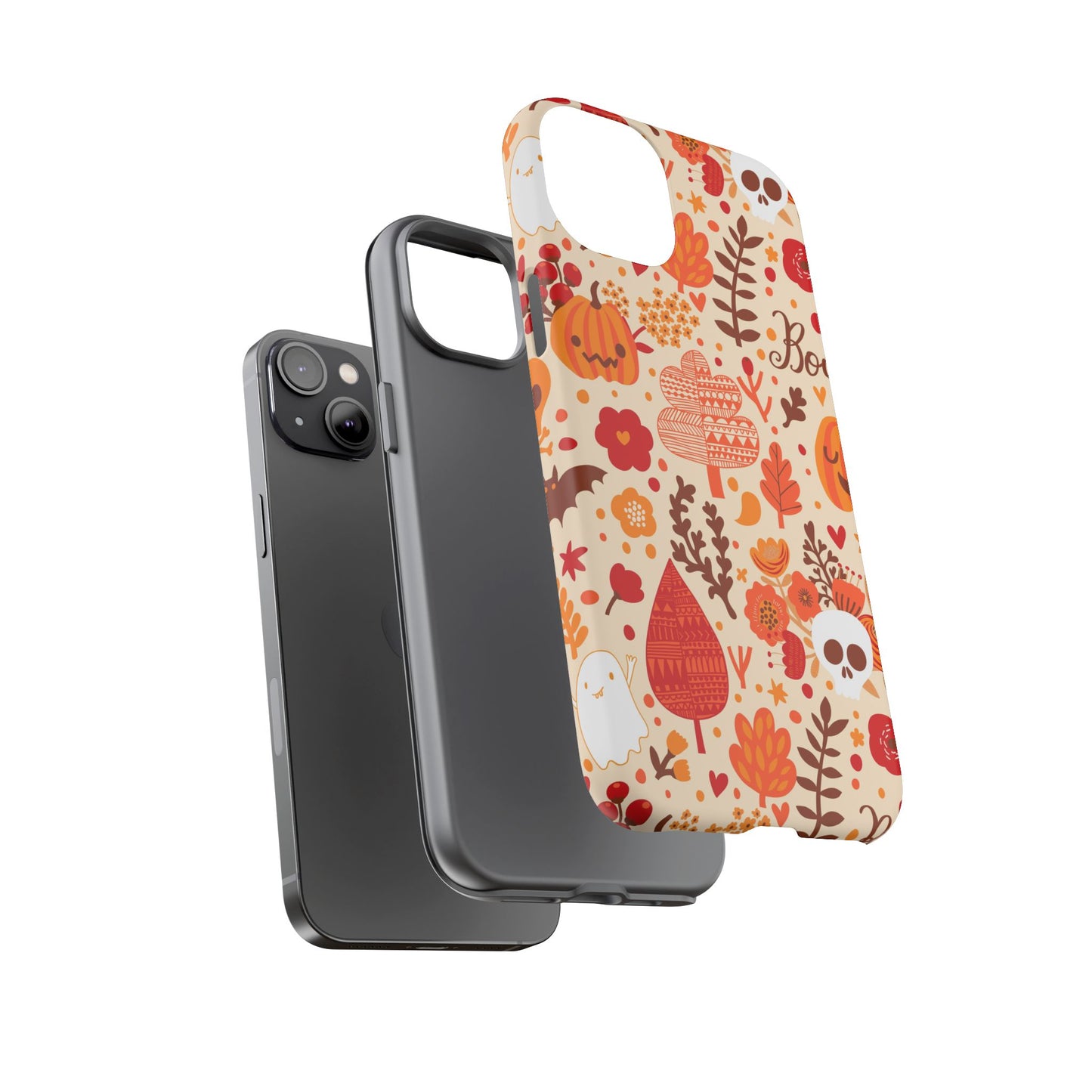 Autumn Phone Case - Cozy Fall Vibes, Pumpkin Decor, Halloween Gift, Floral Design, Seasonal Aesthetic