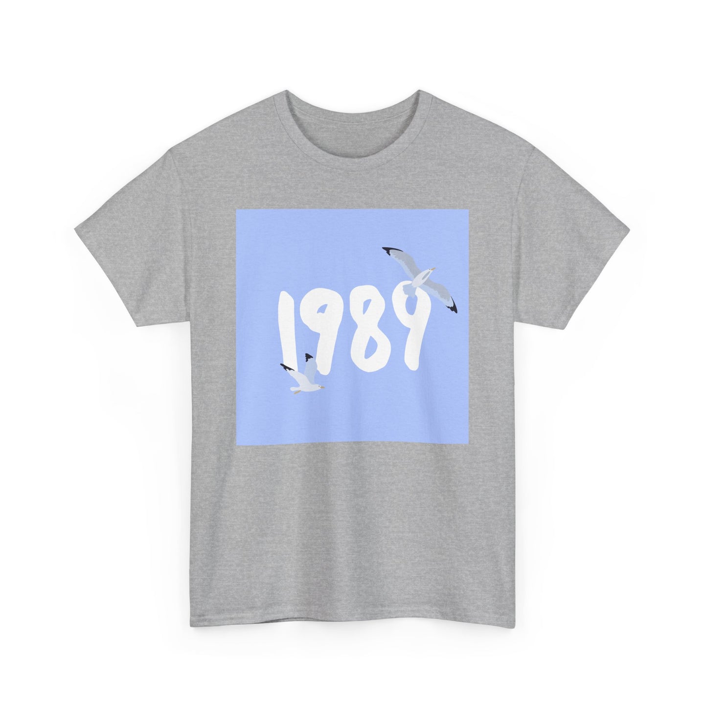 1989 Vintage Unisex Heavy Cotton Tee, Casual Shirt, Gift for Music Lovers, Classic Graphic Tee, Music Celebration Apparel - MaisonThreadory