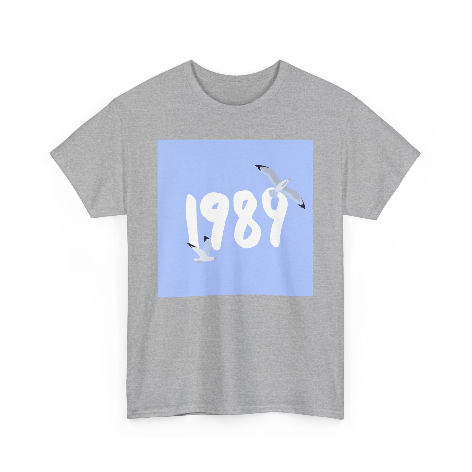 1989 Vintage Unisex Heavy Cotton Tee, Casual Shirt, Gift for Music Lovers, Classic Graphic Tee, Music Celebration Apparel - MaisonThreadory