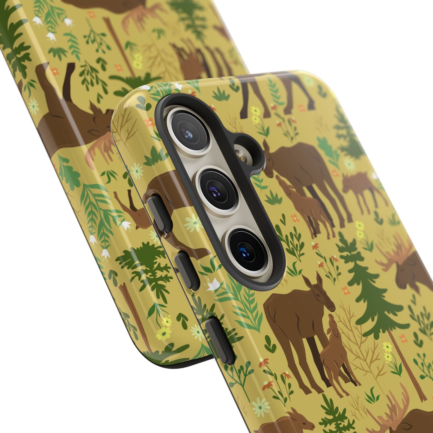 Moose Phone Case - Nature Lover's Accessory, Gifts for Outdoorsy Friends, Wildlife Decor, Eco-Friendly Cover, Forest Adventure Gear - MaisonThreadory