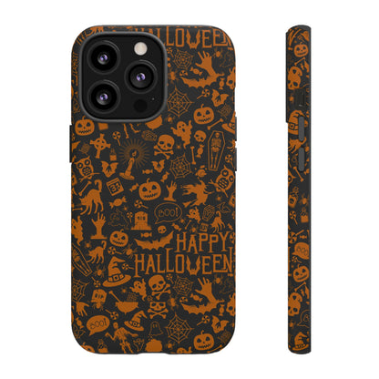 Halloween Phone Case, Tough Cases with Spooky Design, Trick or Treat Accessories, Perfect for Halloween Decor, Gift for Halloween Lovers