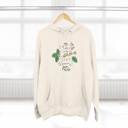 Cozy Stay Warm Fleece Hoodie for All Seasons, Cute Unisex Winter Apparel, Perfect Gift for Friends and Family - MaisonThreadory