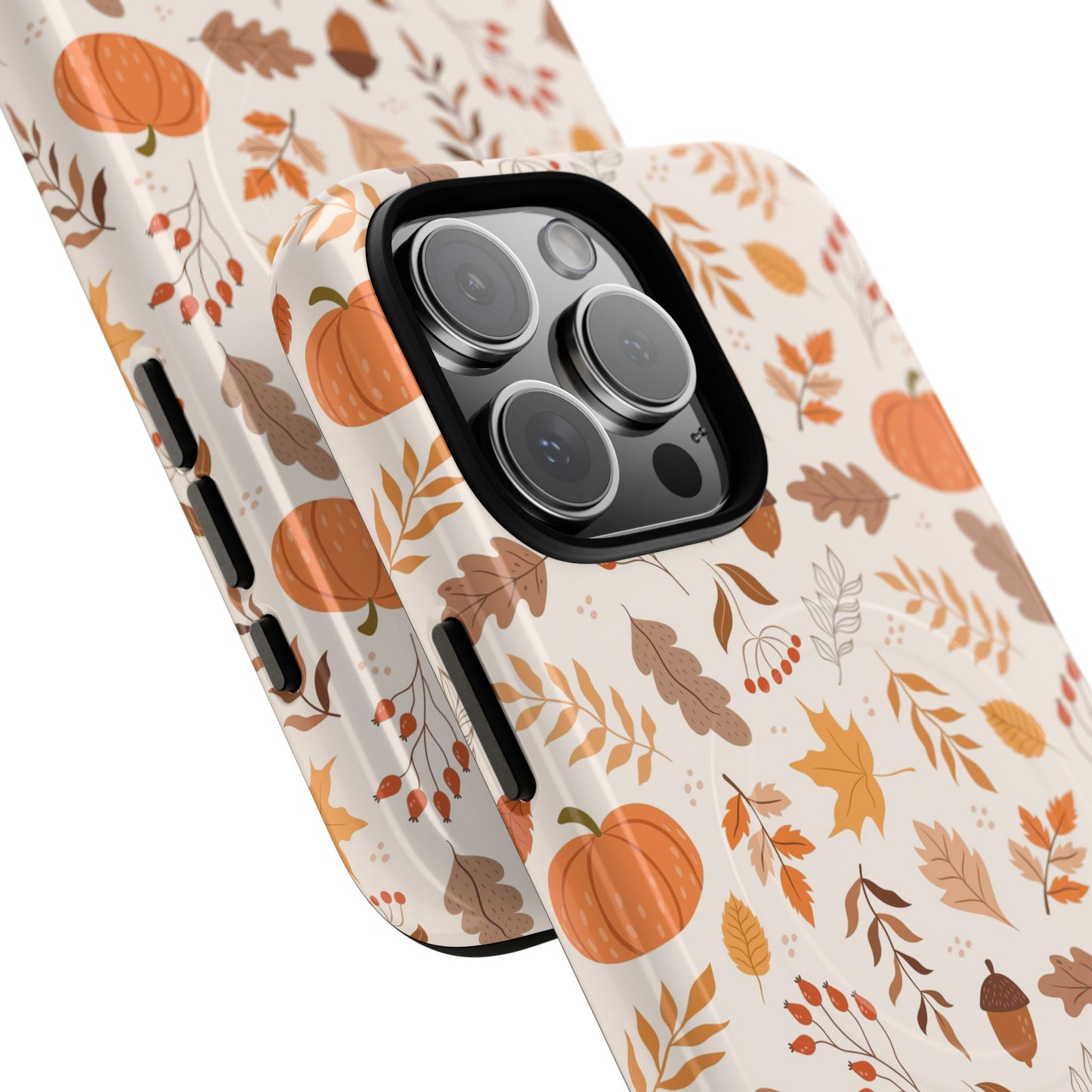 Autumn Floral Phone Case - Tough Magnetic Cases for Fall, Seasonal Accessories, Nature Lover Gifts, Cute Phone Cover, Unique Phone Case - MaisonThreadory