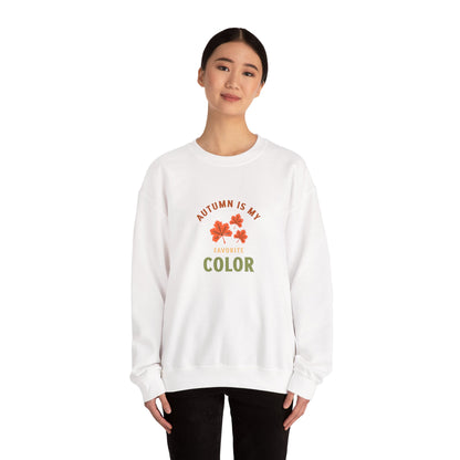 Autumn-Inspired Unisex Crewneck Sweatshirt - Cozy Fall Apparel, Gift for Her, Birthday Present, Family Gathering, Seasonal Fashion - MaisonThreadory