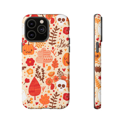 Autumn Phone Case - Cozy Fall Vibes, Pumpkin Decor, Halloween Gift, Floral Design, Seasonal Aesthetic