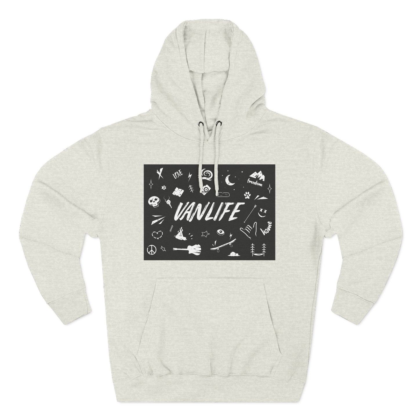 Vanlife Adventure Hoodie - Cozy Fleece Sweatshirt for Travel Lovers, Outdoor Enthusiasts, Camping, Road Trips, Gift for Explorer - MaisonThreadory