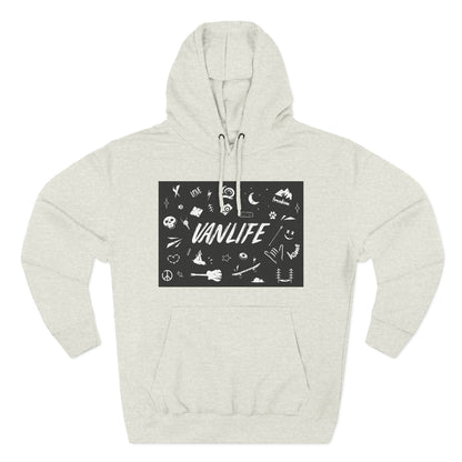 Vanlife Adventure Hoodie - Cozy Fleece Sweatshirt for Travel Lovers, Outdoor Enthusiasts, Camping, Road Trips, Gift for Explorer - MaisonThreadory