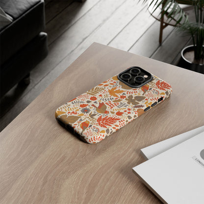 Floral Phone Case - Tough Cases for Nature Lovers, Stylish Cover, Nature-Themed Gift, Phone Accessories, Fall Aesthetic