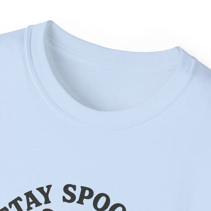 Spooky Halloween Unisex Tee, Stay Spooky Babe Shirt, Plus Size Halloween T-Shirt, Cute Witch Tee, Fall Festive Apparel