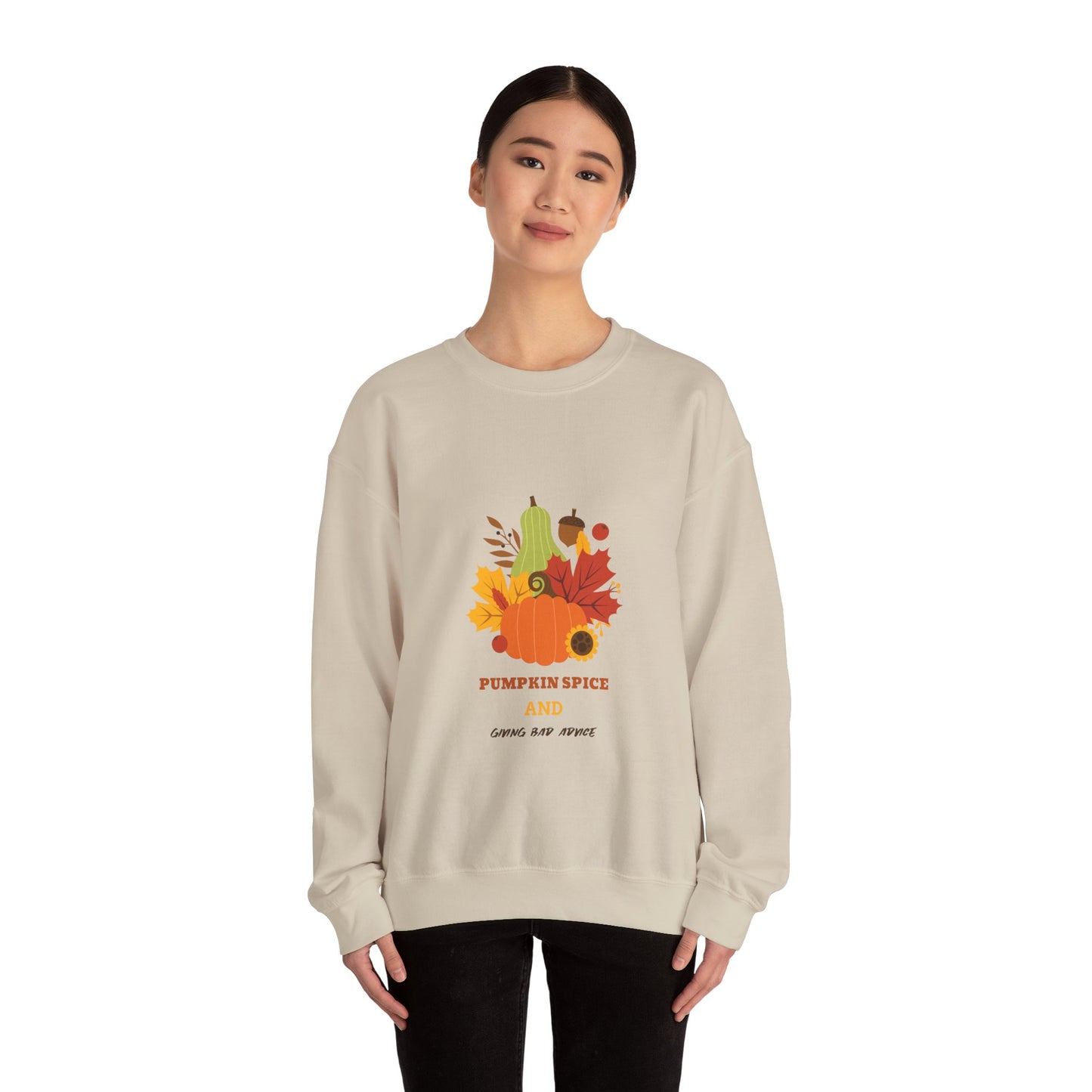 Fall Sweatshirt, Autumn Pullover, Cozy Jumper, Seasonal Crewneck, Unisex Sweater, Warm Top - MaisonThreadory