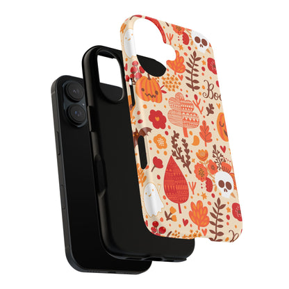 Autumn Phone Case - Cozy Fall Vibes, Pumpkin Decor, Halloween Gift, Floral Design, Seasonal Aesthetic