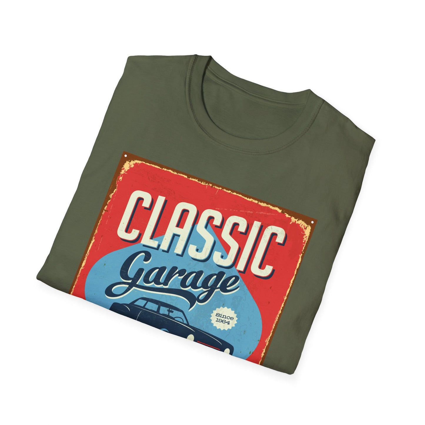 Classic Garage Vintage T-Shirt, Car Lovers Gift, Retro Car Tee, Father's Day Shirt, Classic Auto Enthusiast Apparel