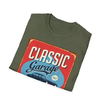 Classic Garage Vintage T-Shirt, Car Lovers Gift, Retro Car Tee, Father's Day Shirt, Classic Auto Enthusiast Apparel