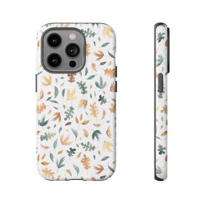 Stylish Floral Phone Case - Tough Cases, Nature-Inspired Design, Gift for Her, Phone Accessory, Floral Pattern Cover