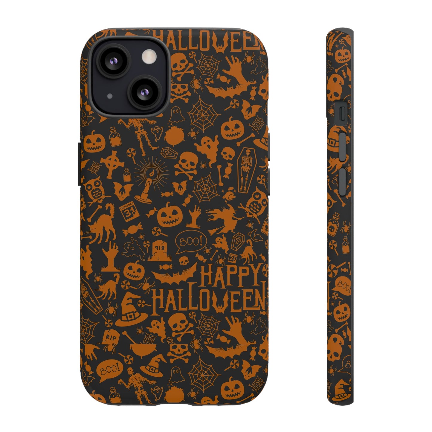 Halloween Phone Case, Tough Cases with Spooky Design, Trick or Treat Accessories, Perfect for Halloween Decor, Gift for Halloween Lovers