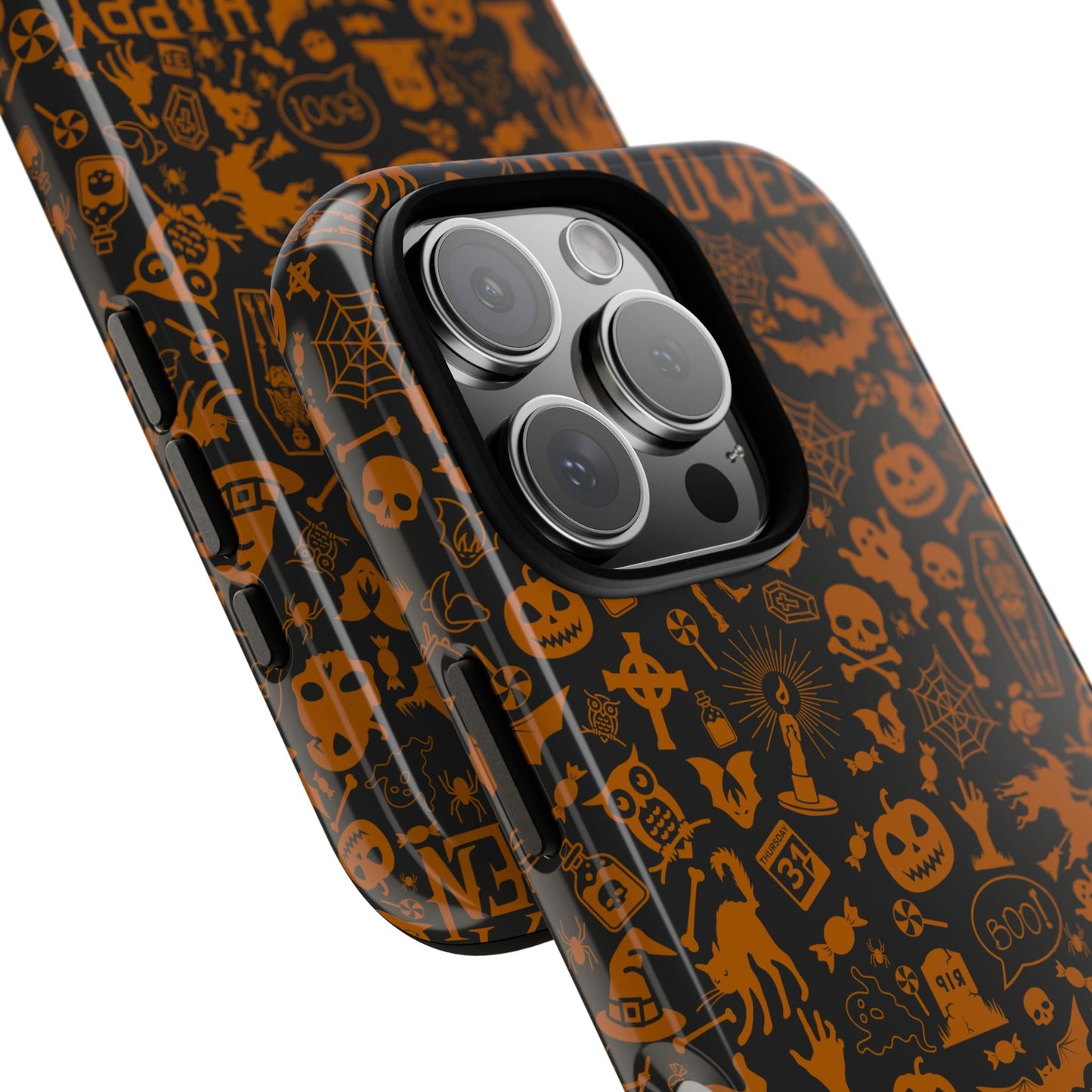Halloween Phone Case, Tough Cases with Spooky Design, Trick or Treat Accessories, Perfect for Halloween Decor, Gift for Halloween Lovers