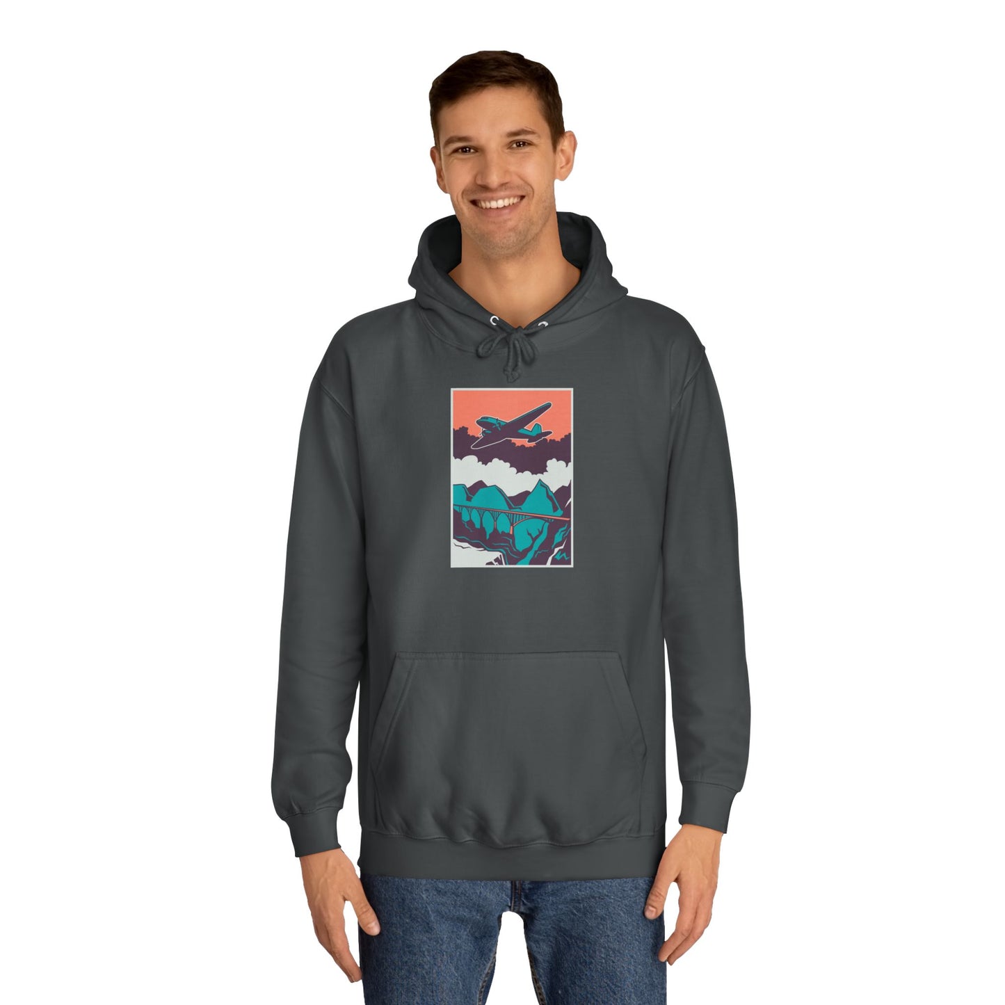 Unisex College Hoodie with Retro Adventure Design | Cozy Sweatshirt for Students, Travel Enthusiasts, Gift Idea, Casual Wear, College [...]
