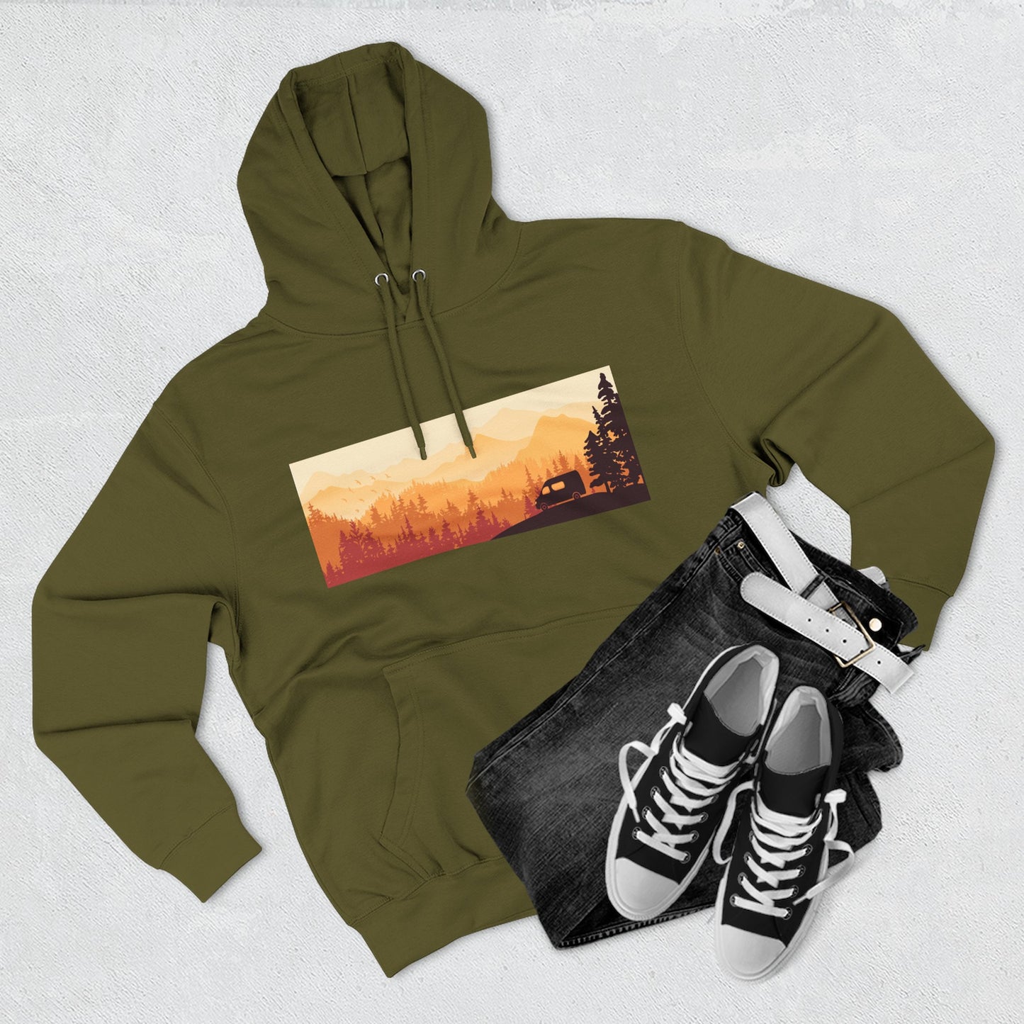 Cozy Adventure Hoodie - Great for Camping, Outdoors, Travel, Gift for Nature Lovers, Fall Style, Hiking Gear - MaisonThreadory