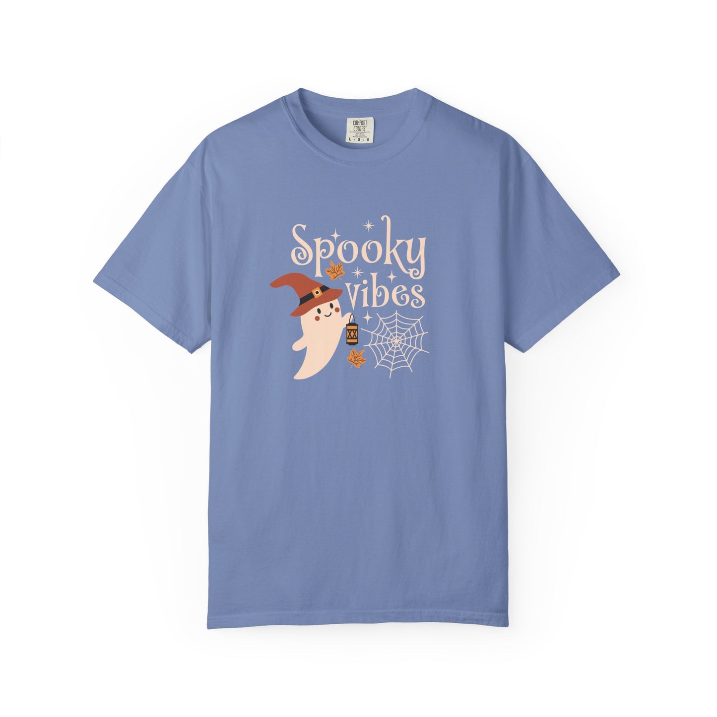 Spooky Ghost T-Shirt, Halloween Apparel, Unisex Tee, Fall Fashion, Cute Ghost Design, Perfect for Autumn Celebrations - MaisonThreadory