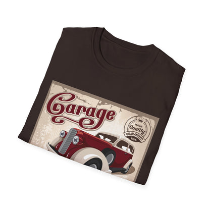 Vintage Garage Service T-Shirt, Car Lover Gift, Classic Auto Enthusiast Tee, Dad Father's Day Gift, Retro Automotive Apparel