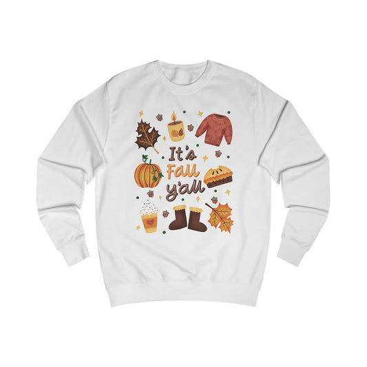Cozy Fall Sweatshirt, Autumn Sweater, Seasonal Gift, Pumpkin Spice Apparel, Thanksgiving Fashion, Comfortable Layering - MaisonThreadory
