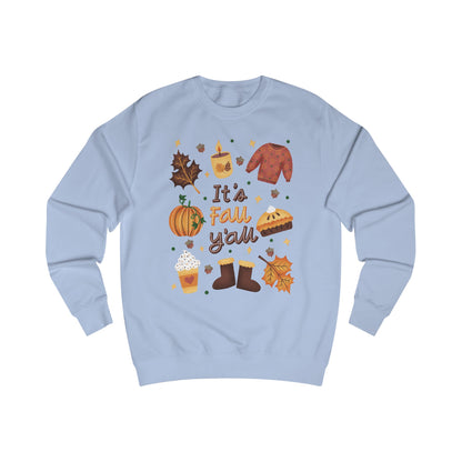 Cozy Fall Sweatshirt, Autumn Sweater, Seasonal Gift, Pumpkin Spice Apparel, Thanksgiving Fashion, Comfortable Layering - MaisonThreadory