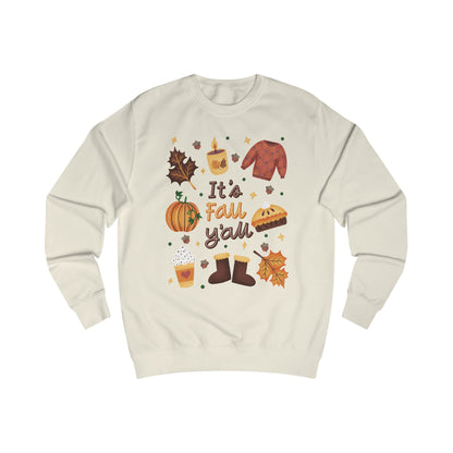 Cozy Fall Sweatshirt, Autumn Sweater, Seasonal Gift, Pumpkin Spice Apparel, Thanksgiving Fashion, Comfortable Layering - MaisonThreadory