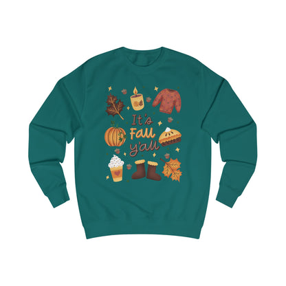 Cozy Fall Sweatshirt, Autumn Sweater, Seasonal Gift, Pumpkin Spice Apparel, Thanksgiving Fashion, Comfortable Layering - MaisonThreadory