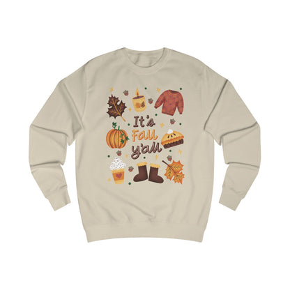 Cozy Fall Sweatshirt, Autumn Sweater, Seasonal Gift, Pumpkin Spice Apparel, Thanksgiving Fashion, Comfortable Layering - MaisonThreadory