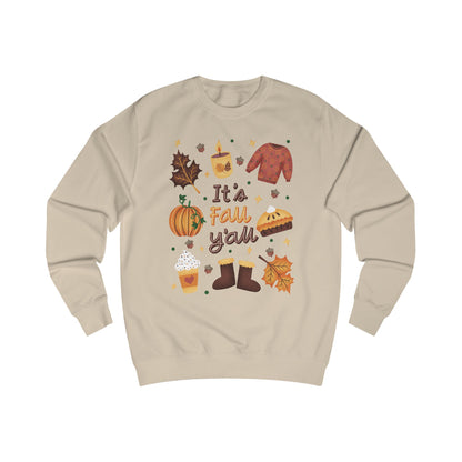 Cozy Fall Sweatshirt, Autumn Sweater, Seasonal Gift, Pumpkin Spice Apparel, Thanksgiving Fashion, Comfortable Layering - MaisonThreadory