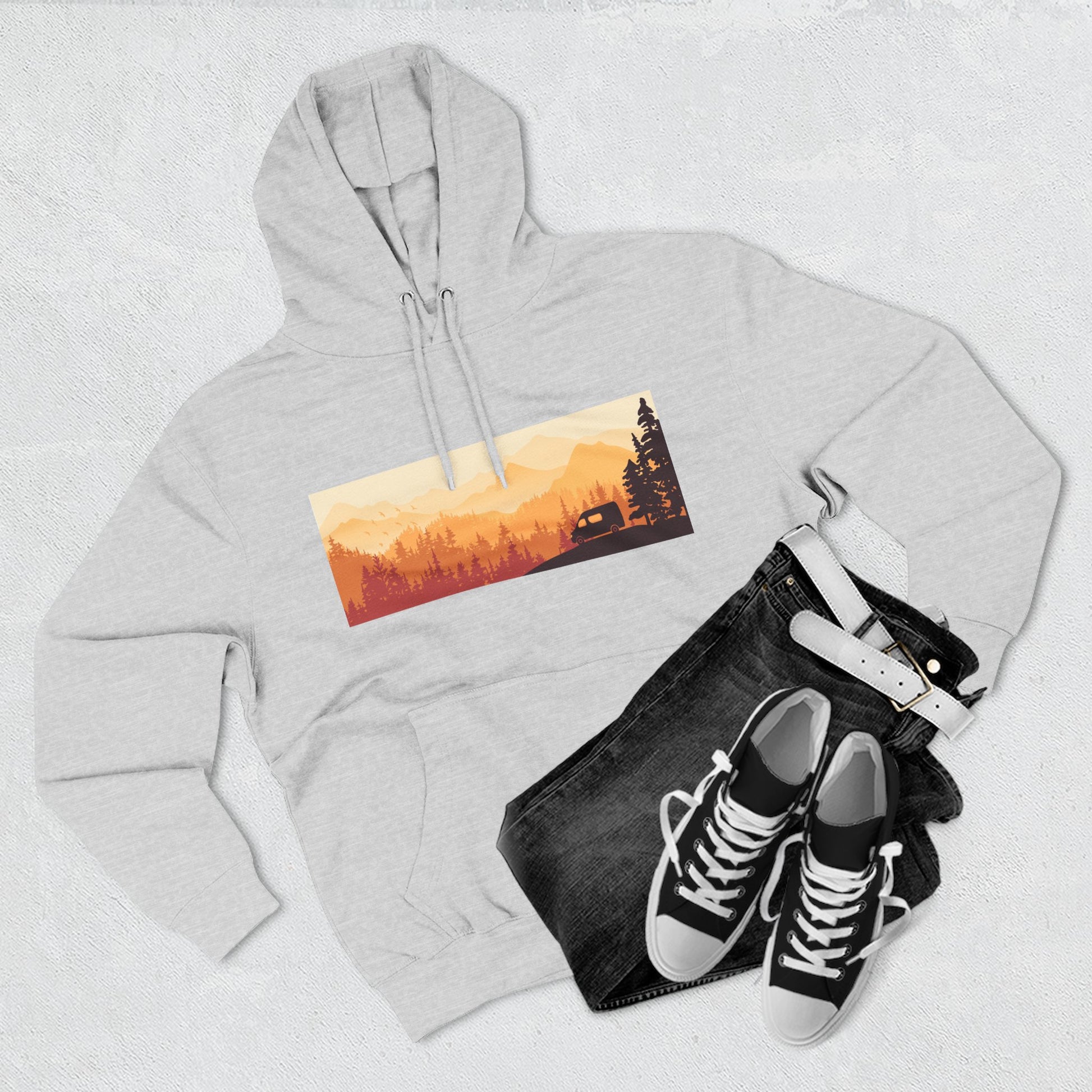 Cozy Adventure Hoodie - Great for Camping, Outdoors, Travel, Gift for Nature Lovers, Fall Style, Hiking Gear - MaisonThreadory