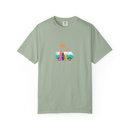 Surf Van T-Shirt — Retro Beach Camper Graphic Tee