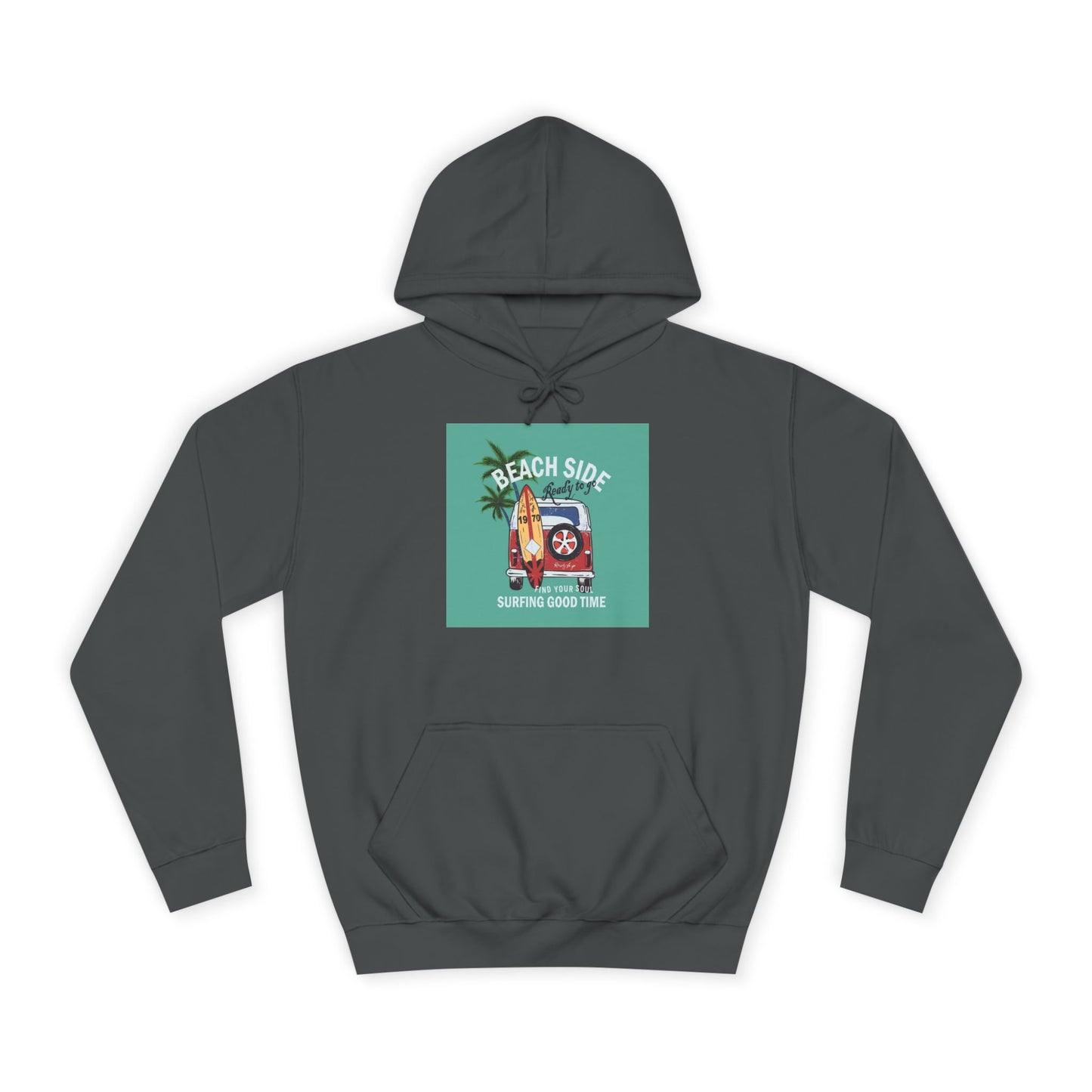 Beachside Vibes Unisex Hoodie | Perfect for College Students, Cozy Days, Summer Vacations, Gift for Friends, Casual Wear - MaisonThreadory