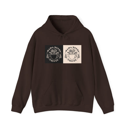 Cozy Coffee Lover's Hoodie, Unisex Sweatshirt, Gift for Coffee Enthusiasts, Casual Wear, Ideal for Cafe Hopping - MaisonThreadory