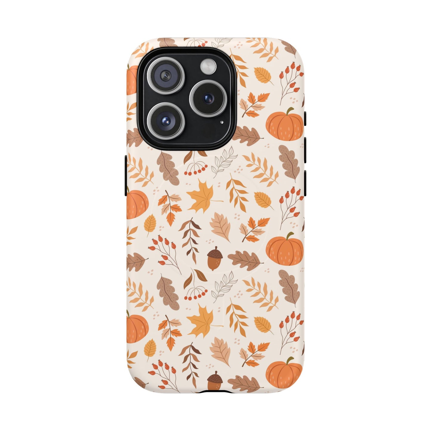 Autumn Floral Phone Case - Tough Magnetic Cases for Fall, Seasonal Accessories, Nature Lover Gifts, Cute Phone Cover, Unique Phone Case - MaisonThreadory