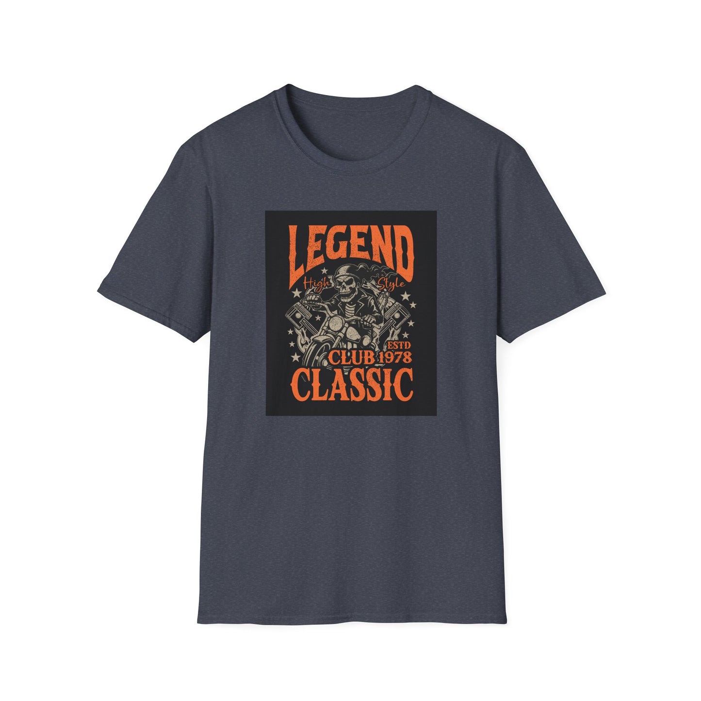 Legend Club Unisex Softstyle T-Shirt - Vintage Retro Graphic Tee, Men Women Hipster Fashion Top, Urban Streetwear, Music Festival Shirt,